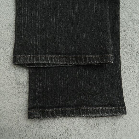 Chico's Platinum Jeans Women's 0 US-4 Gray Mid-Rise Abalone Skinny 29.5" Inseam - Picture 11 of 14